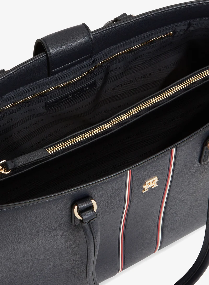 TOMMY HILFIGER  Essential Signature Tape Tote Bag for Women | Best Price UAE